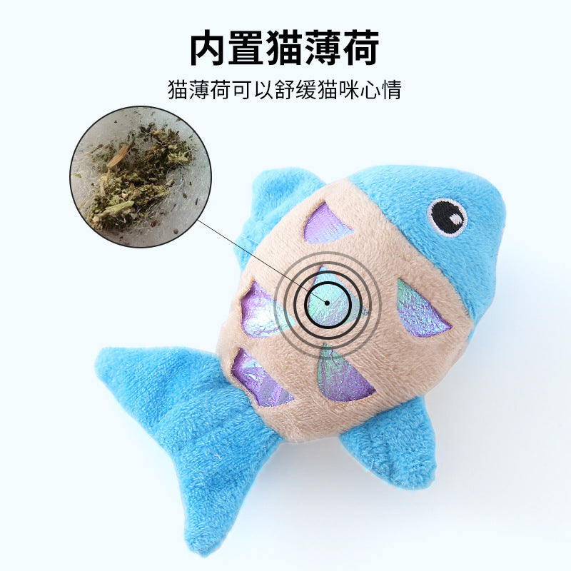Moo - Fish-Shaped Catnip Cat Toy