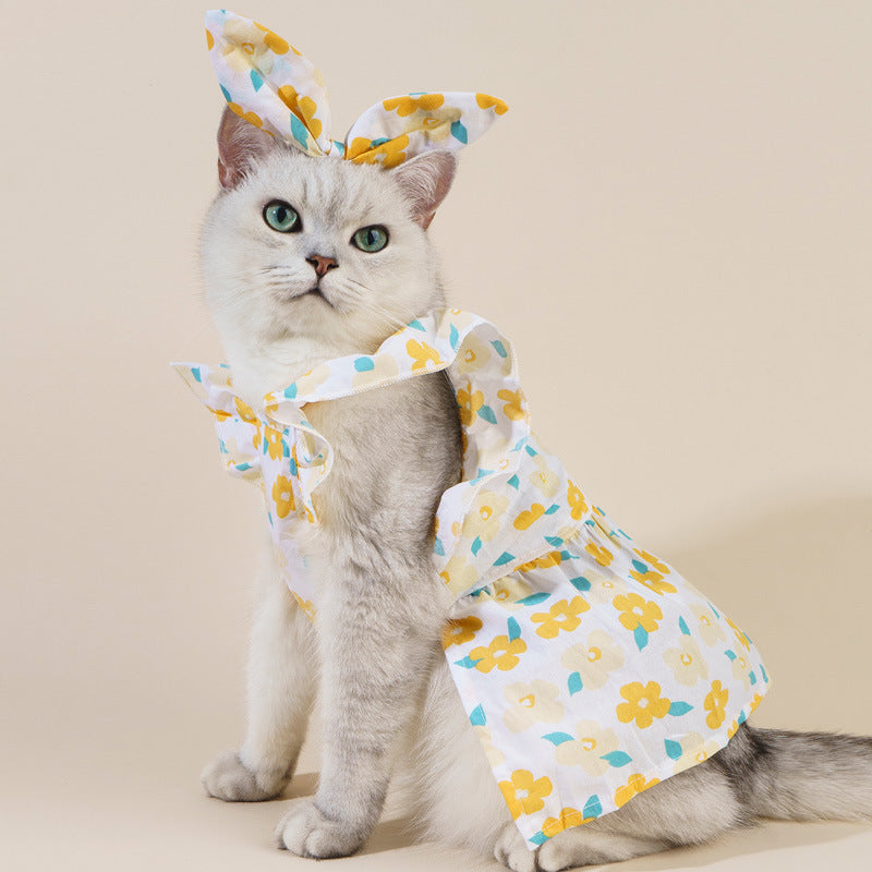 Ozzie - Floral Cat Dress