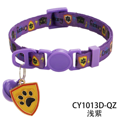 1.0盾牌项圈节日项圈宠物项圈安全扣项圈猫项圈大量现货工厂
