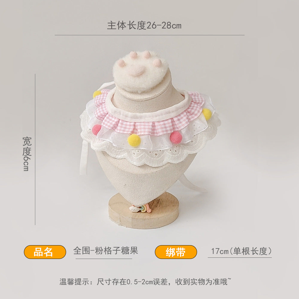 全围围兜合款  宠物围巾蕾丝猫咪项圈刺绣围脖宠物口水巾狗狗饰品