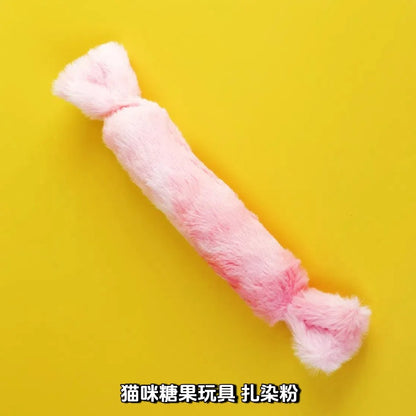 Moo - Fuzzy Candy-Shaped Cat Toy