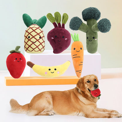 Petkin - Smiling Leaf Detail Plush dog toy