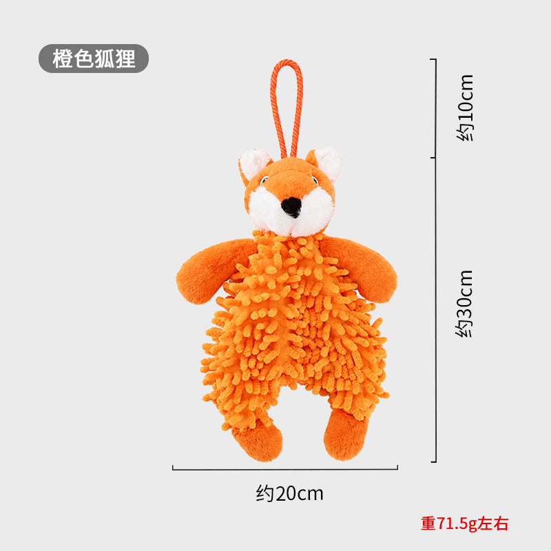 Petkin - Noodle-Textured Animal-Shaped dog toy