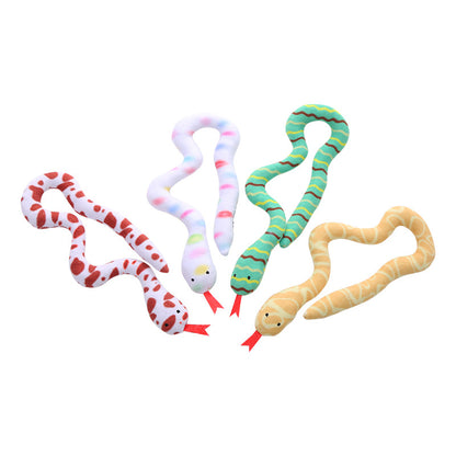 Moo - Snake-Shaped Plush Cat Toy