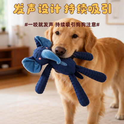 跨境新品可爱搞怪华夫格卡通小动物藏食磨牙耐啃咬自嗨互动狗玩具