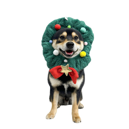 Mokka - Wreath-Like Plush Ruffle Pet Neckwear