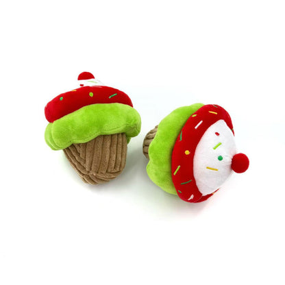 Petkin dessert-shaped pet sound toy displayed on white background