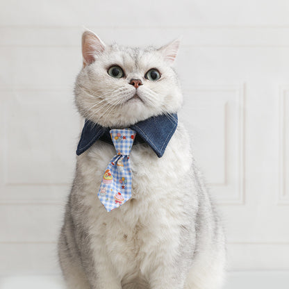 宠物猫咪领结可爱多种风格项圈领带狗狗节日围巾项链小型犬比熊