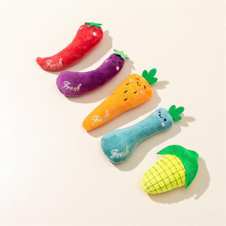 Moo - 5 pcs Vegetable Cat Toy Set