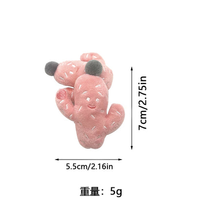 新品猫玩具卡通毛绒仙人掌玩偶猫咪自嗨解闷玩具配件宠物用品批发