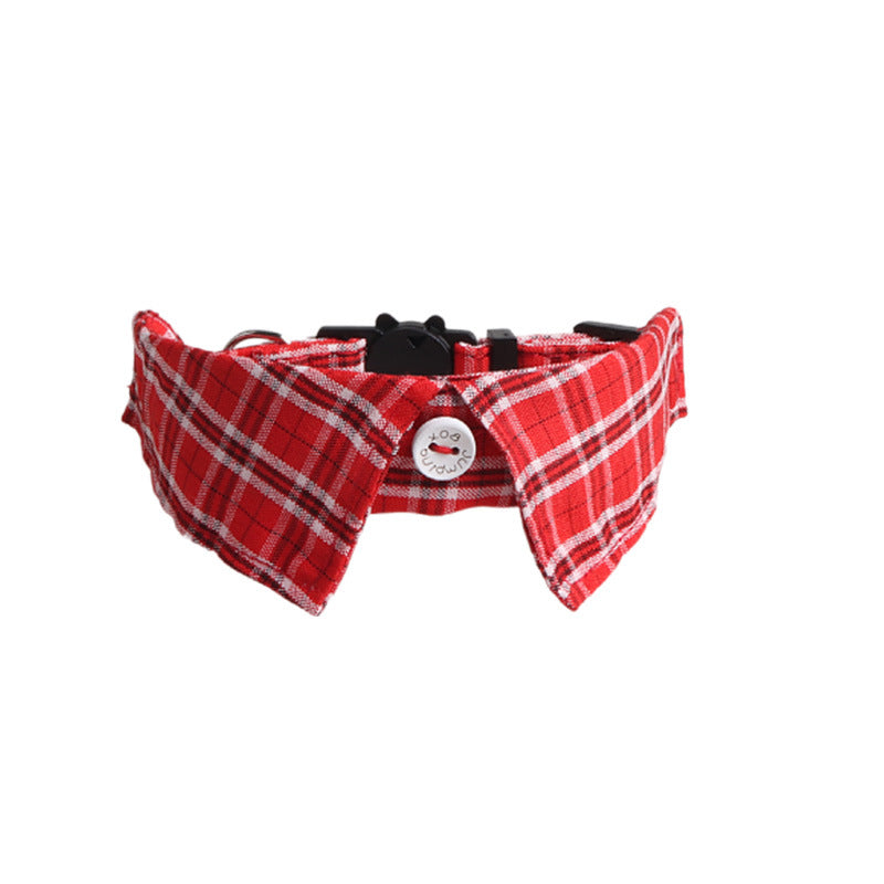 Mokka - Plaid Cat Collar with Bell