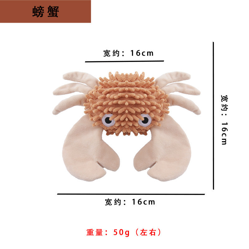 Petkin - Animal-Shaped Plush Dog Toy
