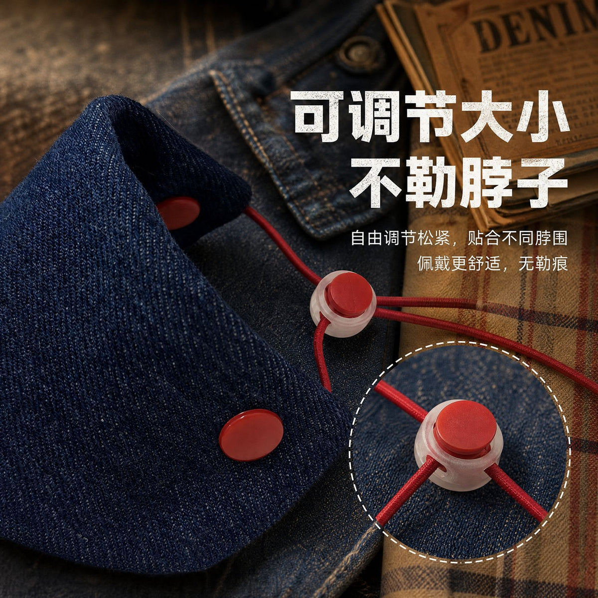 韩系牛仔宠物口水巾可调节猫狗三角巾中小型犬围脖围兜格纹批发