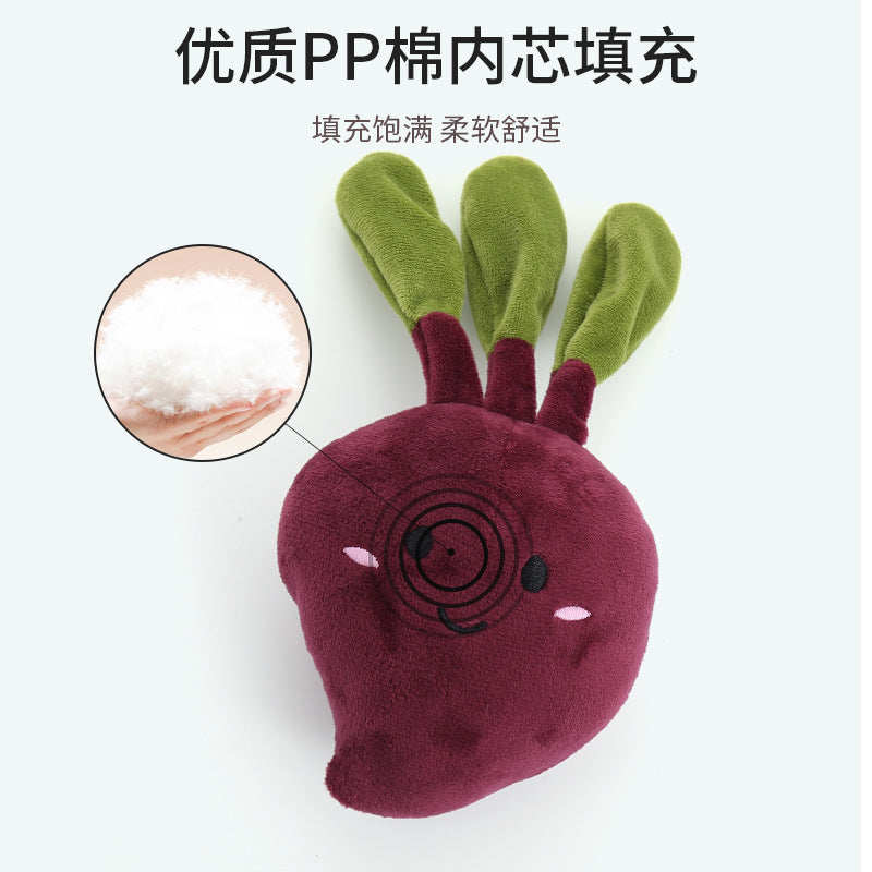 Petkin - Smiling Leaf Detail Plush dog toy