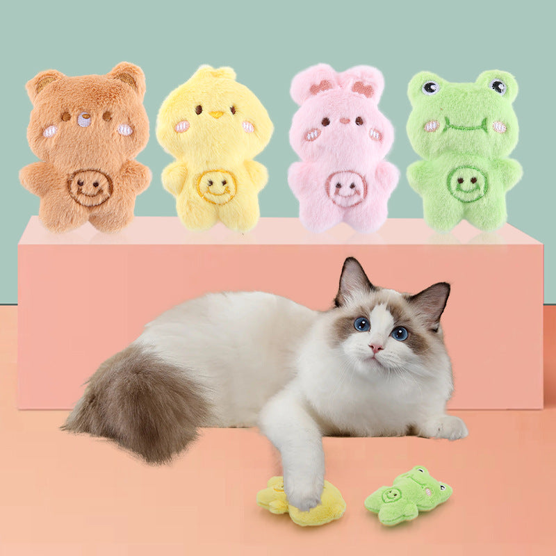 Moo - Fuzzy Plush Cat Toy