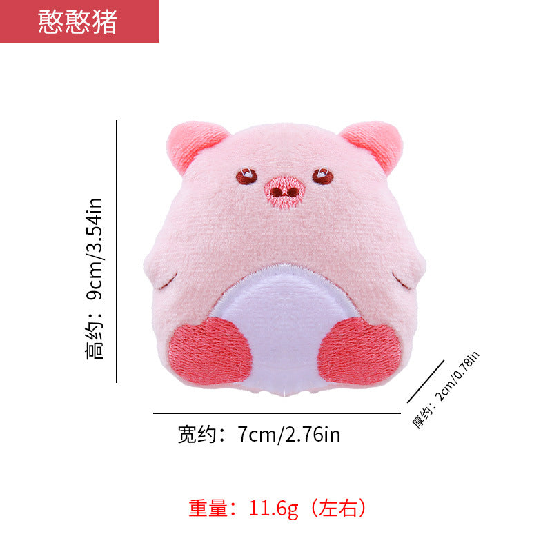 Moo - Rounded Plush Animal Character Cat Toy