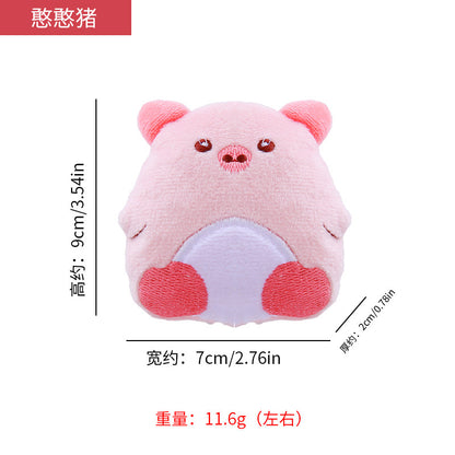Moo - Rounded Plush Animal Character Cat Toy