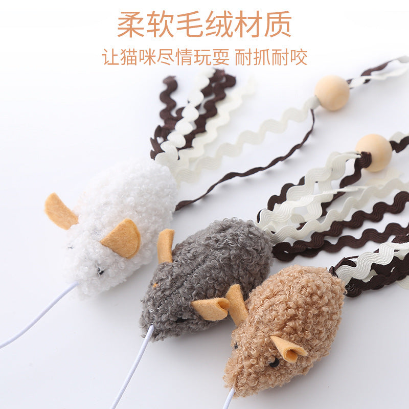 Moo - Mouse Lure Teaser Wand Cat Toy