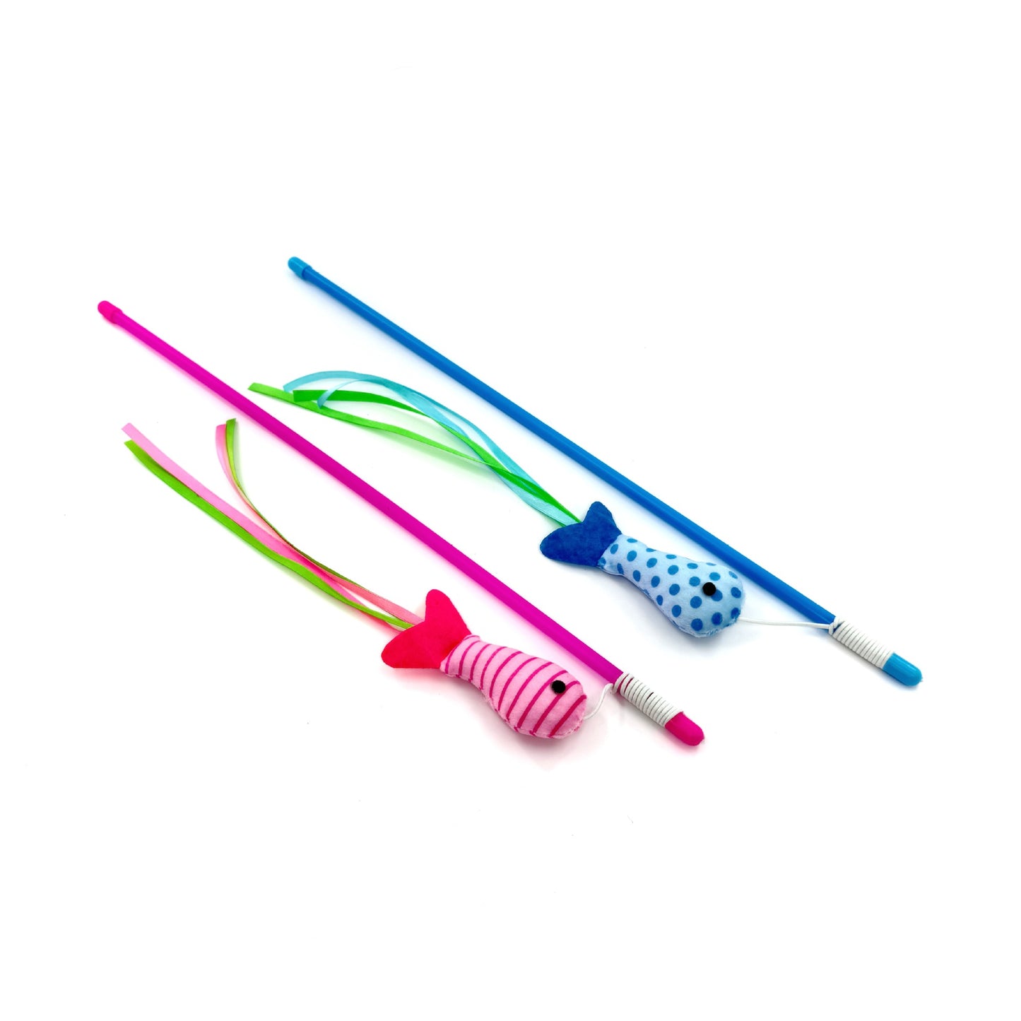 Moo – Fish Ribbon Wand Toy