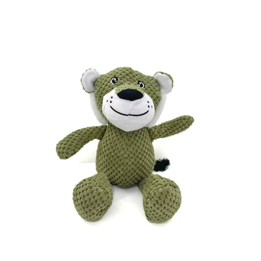 Petkin – Plush Squeaky Leopard Dog Toy