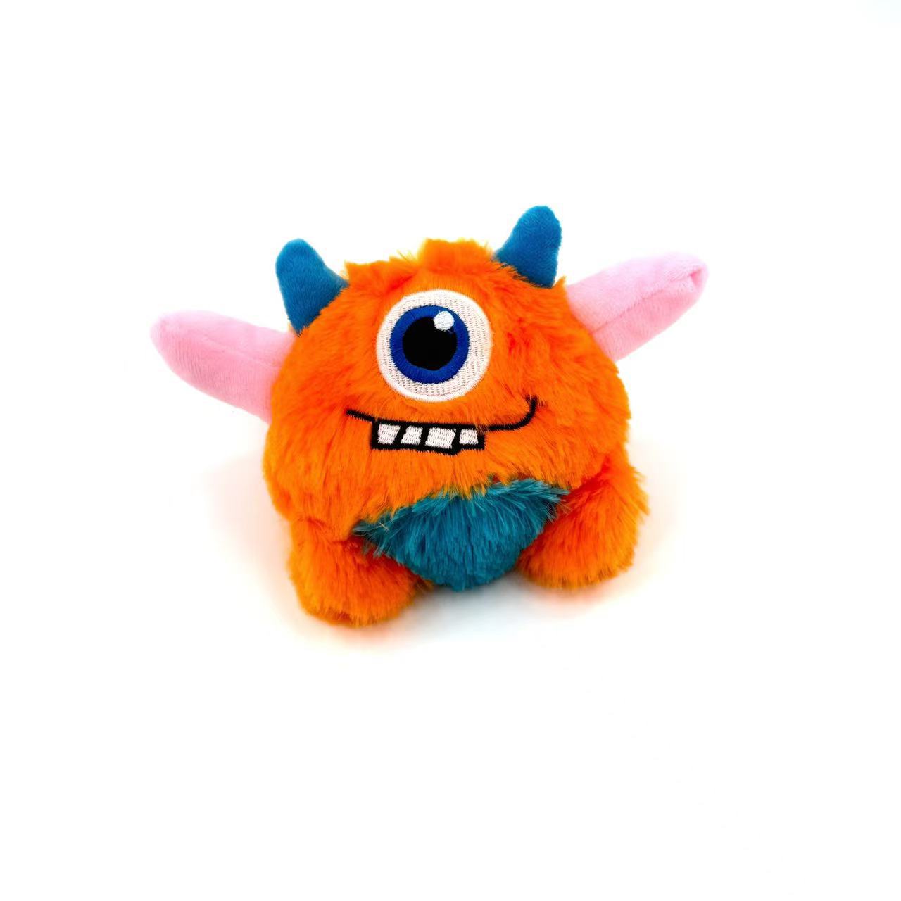 Petkin - Monster-Shaped Squeaky Dog Toy