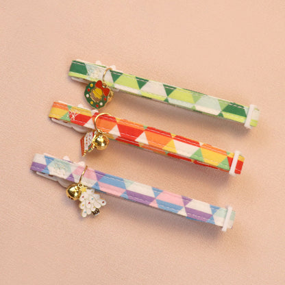 Mokka - Geometric Triangle Breakaway Cat Collar