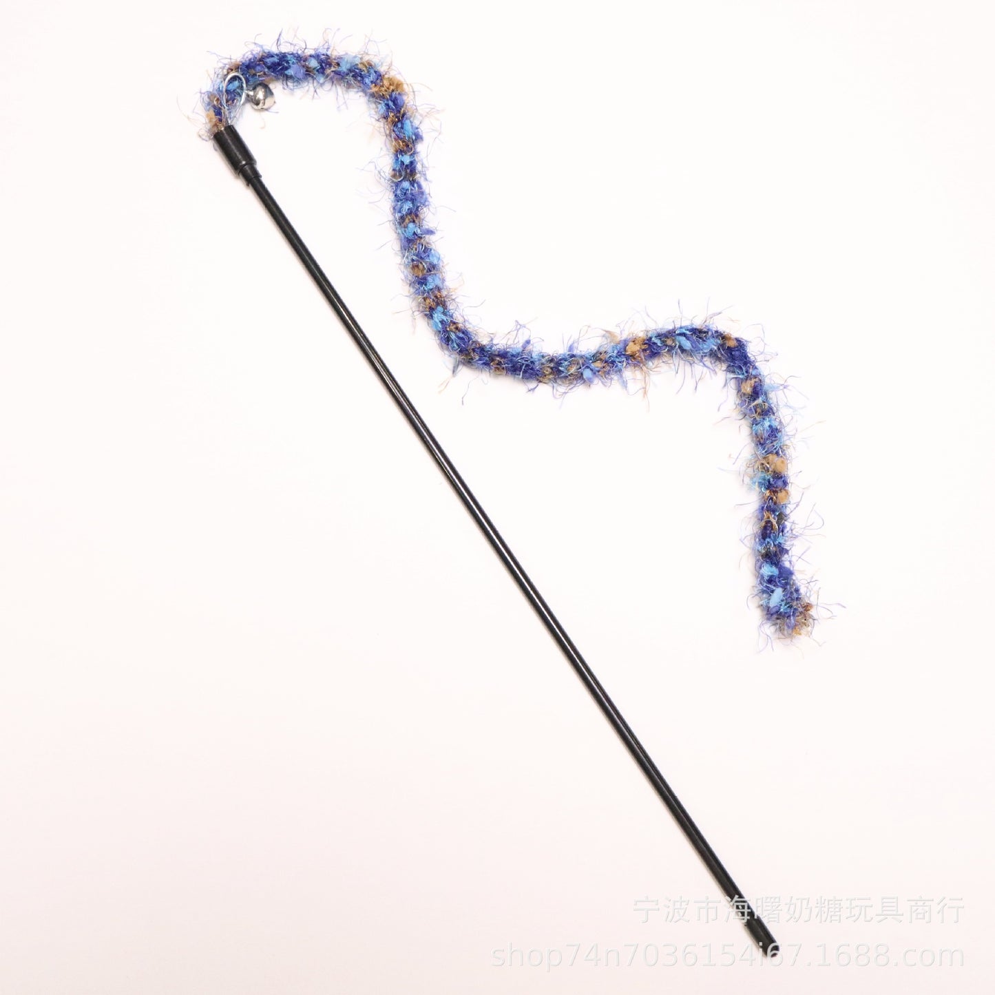 Moo - Fuzzy Cord Wand Cat Toy
