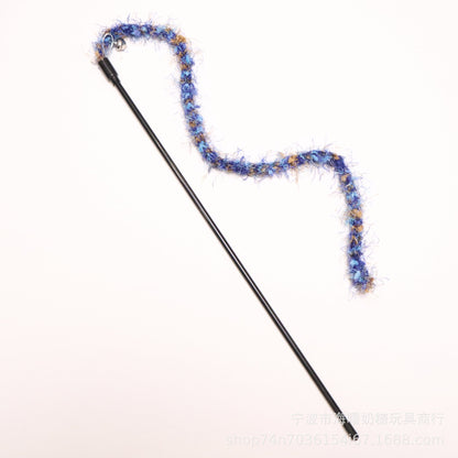 Moo - Fuzzy Cord Wand Cat Toy