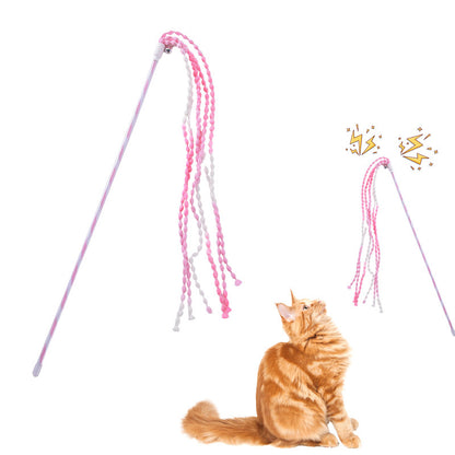 Moo - Bell-Tip Tassel Wand Cat Toy