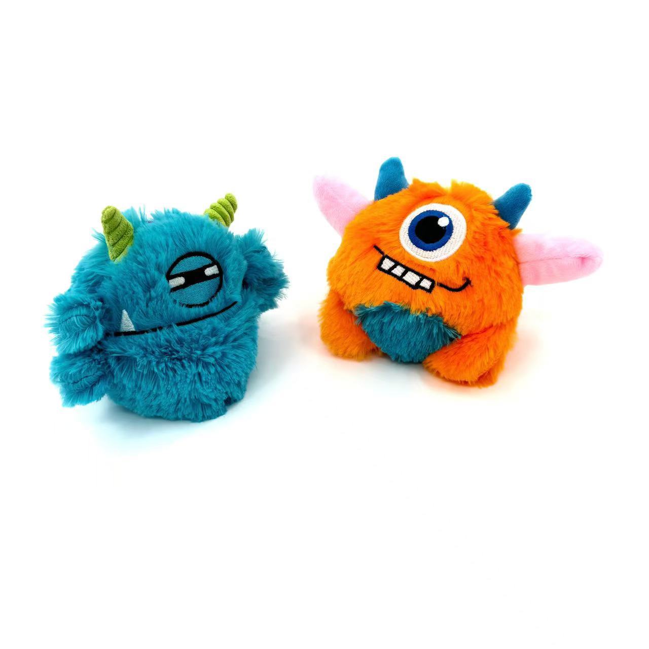 Petkin - Monster-Shaped Squeaky Dog Toy