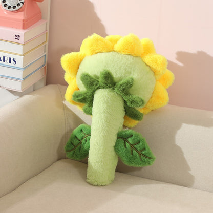 Moo – Plush Sunflower Cat Toy