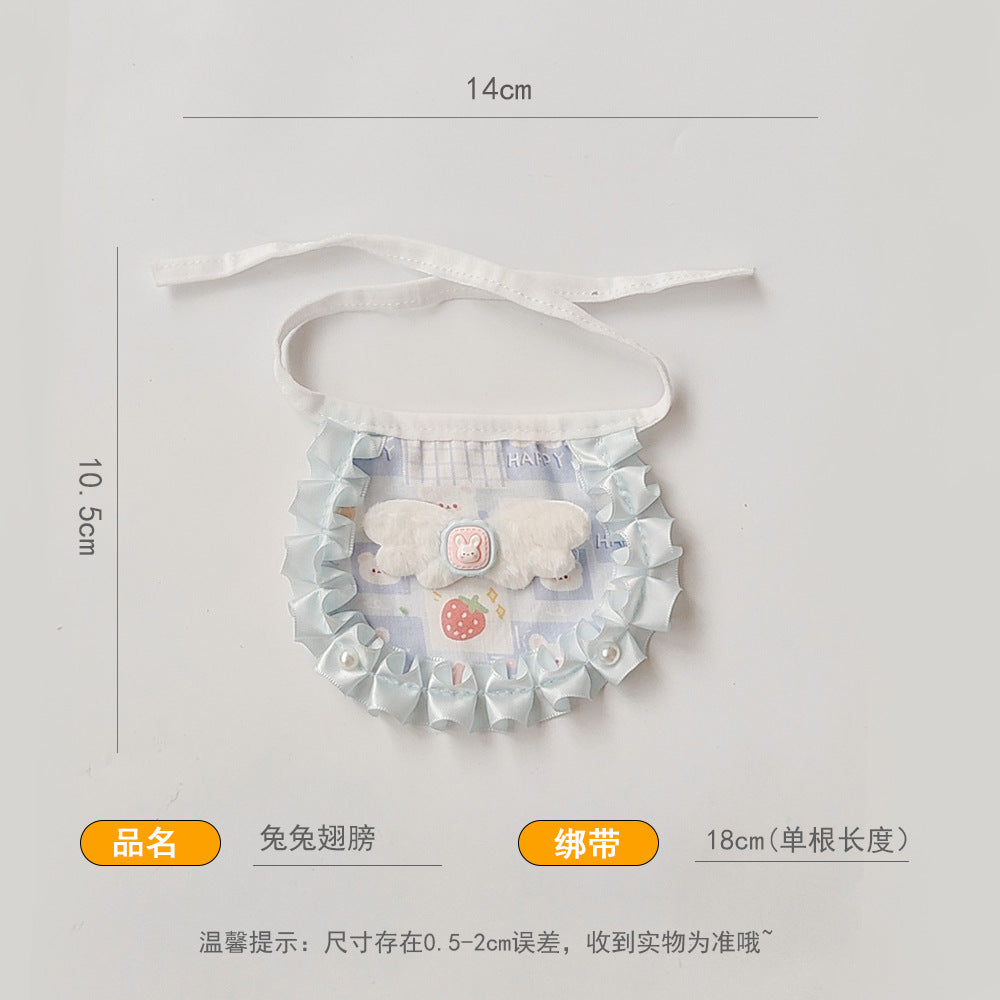 高颜值手作蕾丝宠物围兜猫咪围嘴手工可爱狗狗围巾饰品宠物口水巾