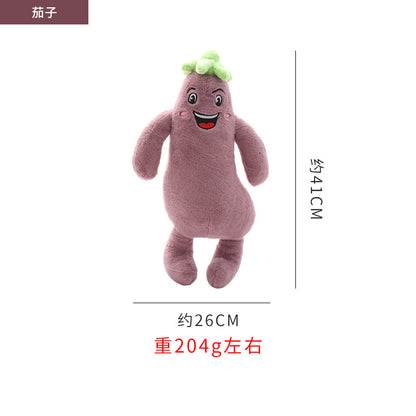 宠物用品亚马逊爆款毛绒卡通蔬菜系列大型犬啃咬发声陪伴狗狗玩具