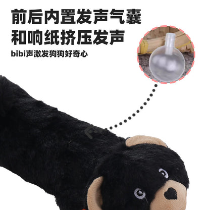 可爱造型毛绒玩具狗狗玩具宠物用品跨境热销工厂直销毛绒耐啃咬