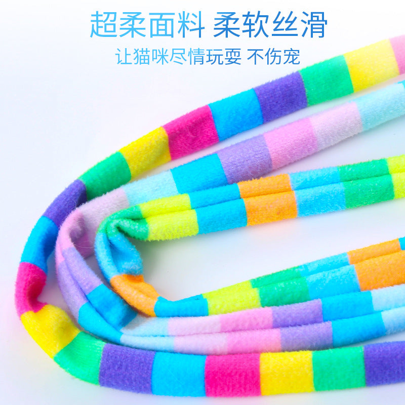 Moo - Striped Bell Wand Cat Toy