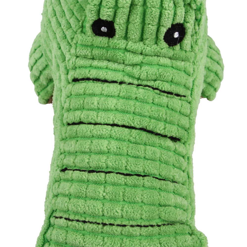 Petkin - Plush Crocodile Dog Toy