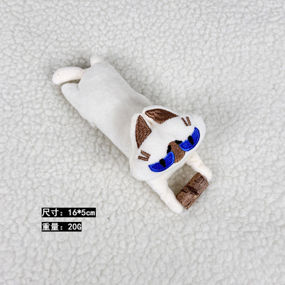 猫玩具木天蓼趴趴动物狮子毛绒玩具互动解闷安抚自嗨逗猫神器厂家