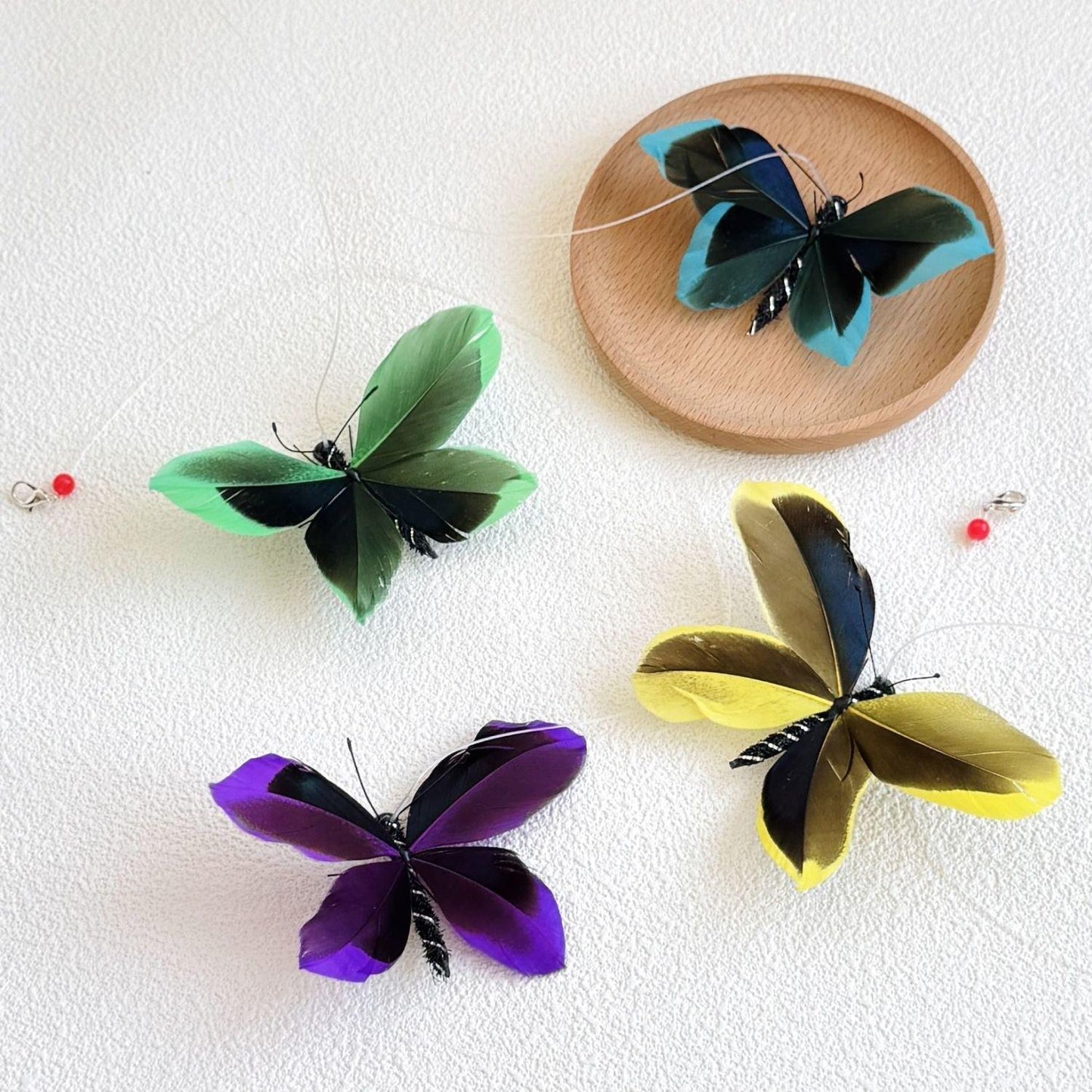 Moo - Butterfly-Shaped Cat Toy