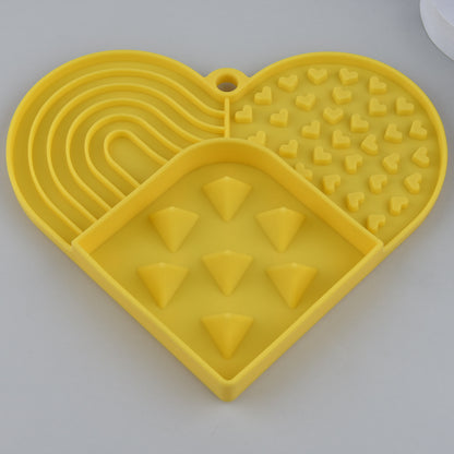 Bowlo -  Heart-Shaped Lick Mat