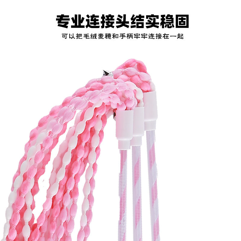 Moo - Bell-Tip Tassel Wand Cat Toy