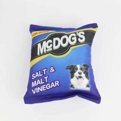 Close-up of Petkin Chips Dog Toy showing textured surface