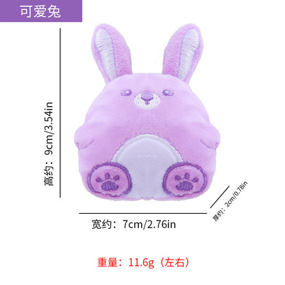 Moo - Rounded Plush Animal Character Cat Toy