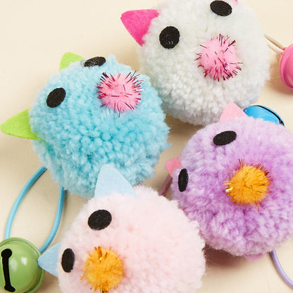 Moo - Fluffy Bell Mouse Cat Toy