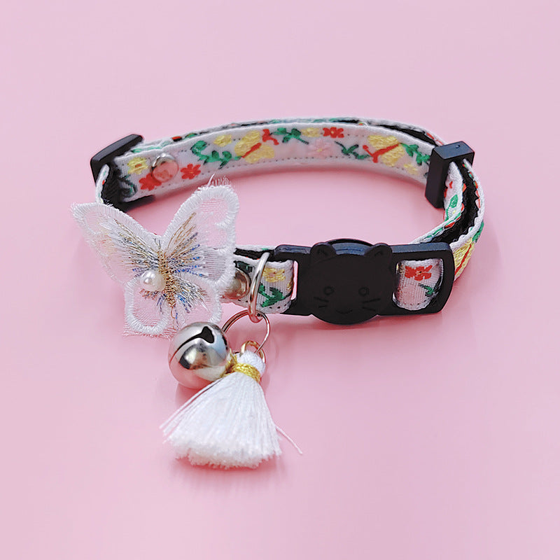 Mokka - Butterfly Anti-Choking Adjustable Cat Collar