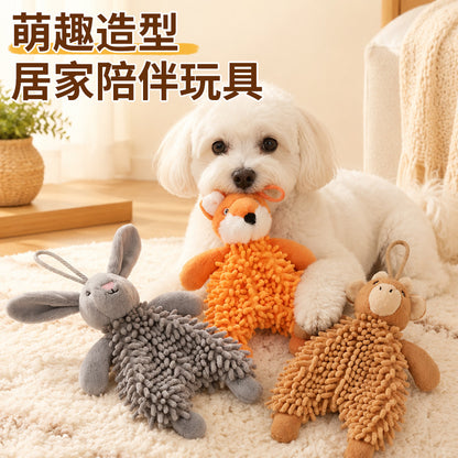 Petkin - Noodle-Textured Animal-Shaped dog toy