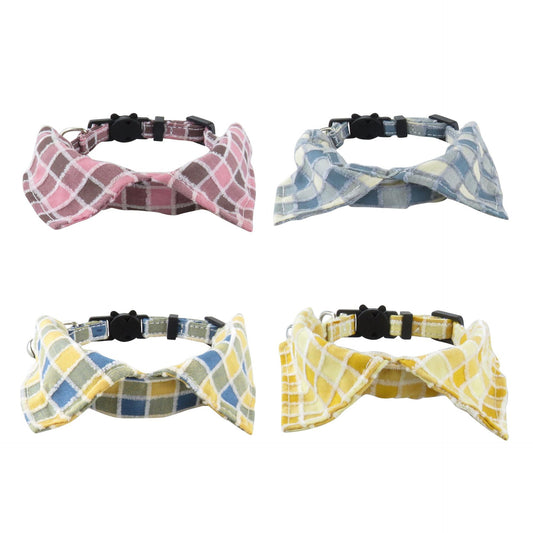 Mokka - Soft Plaid Shirt Breakaway Cat Collar