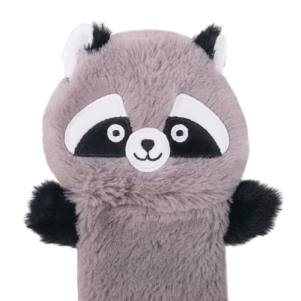 Petkin - Raccoon Squeaky Dog Toy