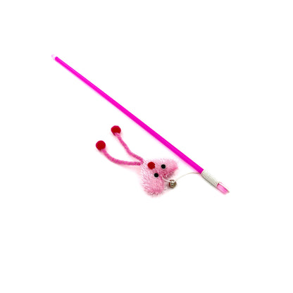 Moo - Heart-Shaped Tassel Cat Teaser Wand