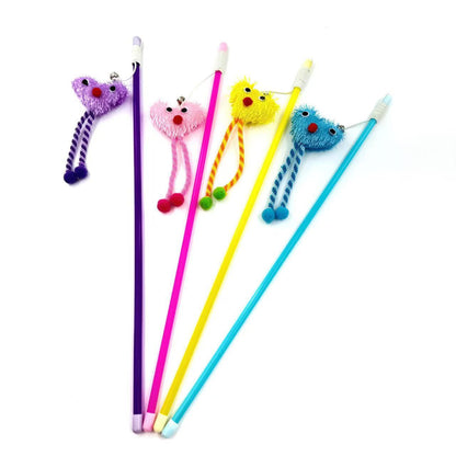 Moo - Heart-Shaped Tassel Cat Teaser Wand