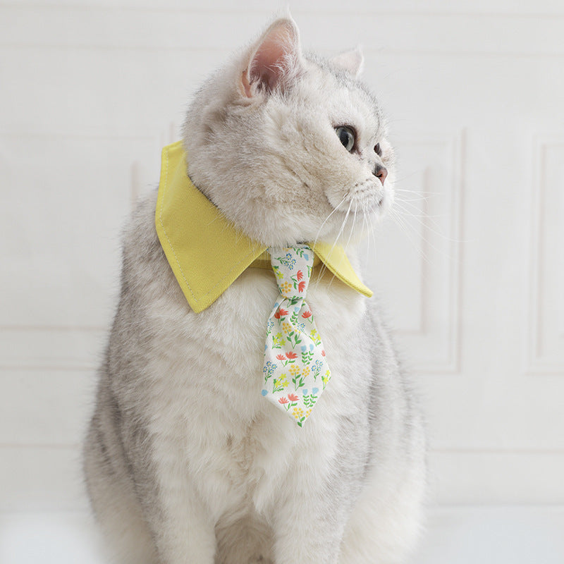 宠物猫咪领结可爱多种风格项圈领带狗狗节日围巾项链小型犬比熊